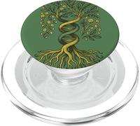Tree of Life DNA Yggdrasil Ancestry Roots Genetic Code PopSockets PopGrip for MagSafe