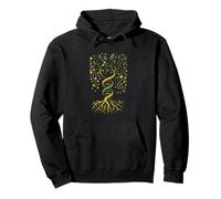 Tree of Life DNA Yggdrasil Ancestry Roots Genetic Code Pullover Hoodie