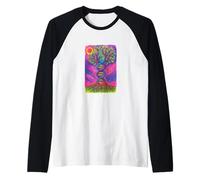 Tree of Life DNA Yggdrasil Ancestry Roots Genetic Code Raglan Baseball Tee