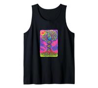 Tree of Life DNA Yggdrasil Ancestry Roots Genetic Code Tank Top