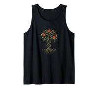 Tree of Life DNA Yggdrasil Ancestry Roots Genetic Code Tank Top