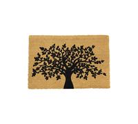 Tree of Life Doormat - Regular 60x40cm Artsy Mats Black 40cm x 60cm