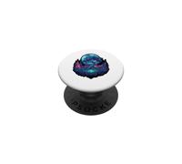 Tree Of Life Full Moon Fantasy Magical Forest Graphic Design PopSockets Adhesive PopGrip