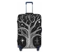 Tree of Life Galactic Space Elastic Travel Luggage Cover Suitcase Protector, Print Suitcase Baggage Cover Anti-Scratch