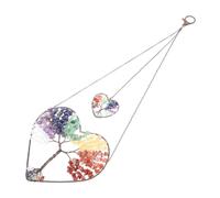 Tree of Life Hanging Ornament Seven-color Crystal Stone Home Decor