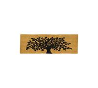 Artsy Doormats Tree Of Life Harmony Double Door / Patio Doormat, Brown