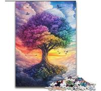 Tree of Life Jigsaw Puzzles for Adults 1000 Piece Puzzle, Staycation Kill Time Every Piece Is Unique - Challenging Family Fun Game (26x38cm)