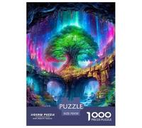 Tree of Life Jigsaw Puzzles for Adults 1000 Pieces Puzzle Whimsical Challenge Toy Educational Games Home Decoration Kids Age 14 Years Up 70x50cm/1000pcs