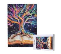 Tree Of Life Jigsaw Puzzles for Adults 5000 Color Puzzles for Adults Wooden, Funny/Difficult/Impossible/Challenging Decompression Games, As a Birthday for Women and Men ML-1652
