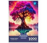 Tree of Life Jigsaw Puzzles for Adults Educational Game The Impossible Challenge 1000 Pieces Difficult Hard Jigsaw Puzzles for Man And Woman with Letters on Back 70x50cm/1000pcs