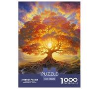 Tree of Life Jigsaw Puzzles for Adults Kids 1000 Piece Great Gifts Challenge Toy Educational Game Home Wall Decor Birthday Present Age 14+ Family Activity 38x26cm/1000pcs