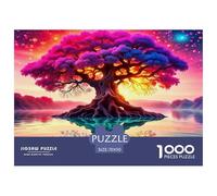 Tree of Life Jigsaw Puzzles for Adults Kids 1000 Piece Great Gifts Challenge Toy Educational Games Home Decoration Family Activity 70x50cm/1000pcs