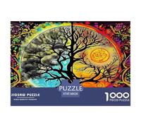 Tree of Life Jigsaw Puzzles for Adults Kids 1000 Pieces Great Gifts Challenge Toy Educational Game Wall Hanging Art Difficult Puzzles Adults Only 38x26cm/1000pcs