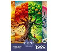 Tree of Life Jigsaw Puzzles for Adults Kids 1000 Pieces Impossible Challenge Toy Educational Games Home Wall Art Extreme Difficulty Gift Set Relaxation 70x50cm/1000pcs