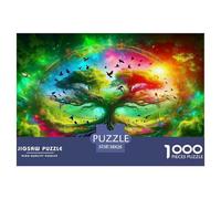 Tree of Life Jigsaw Puzzles for Adults Kids 1000 Pieces Impossible Challenge Toy Educational Games Home Decor Complex Design Mind Game Adults Only 38x26cm/1000pcs