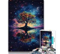Tree of Life Jigsaw Puzzles for Adults Teenagers Jigsaws Puzzle,Help The Brain Exercise Addictive Toys to Cultivate Patience Suitable for Couples (38x26cm)