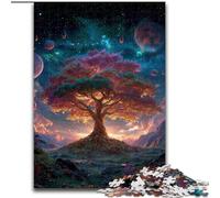 Tree of Life Jigsaw Puzzles for Teenagers 1000 Jigsaws, Pattern Assembly Fun at Home Activities, Birthday Present,Travel Gifts (50x75cm)