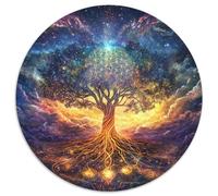 Tree of Life Jigsaw Puzzles Puzzle for Adults Kids. 1000 Piece Whimsical Challenge Toy Educational Game Home Decoration for Adults& Kids Age 14 Years Up 1000pcs (67.5x67.5cm)