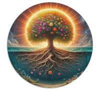 Tree of Life Jigsaw Puzzles Puzzle for Adults Kids. 1000 Pieces Whimsical Challenge Toy Educational Game Home Decoration for Educational Games Gifts 1000pcs (67.5x67.5cm)