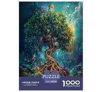 Tree of Life Jigsaw Puzzles Puzzles for Adults Kids. 1000 Piece Impossible Challenge Toy Educational Games Home Decoration for Adults& Kids Age 14 Years Up 38x26cm/1000pcs