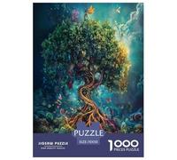 Tree of Life Jigsaw Puzzles Puzzles for Adults Kids. 1000 Piece Impossible Challenge Toy Educational Games Home Decoration for Educational Games Gifts 70x50cm/1000pcs