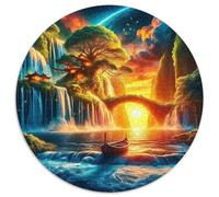 Tree of Life Jigsaw Puzzles Puzzles for Adults Kids. 1000 Pieces Great Gifts Challenge Toy Educational Game Home Decoration for Adults& Kids Age 14 Years Up 1000pcs (67.5x67.5cm)