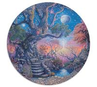 Tree of Life Jigsaw Puzzles Puzzles for Adults Kids. 1000 Pieces Great Gifts Challenge Toy Educational Games Home Decoration for Adults& Kids Age 14 Years Up 1000pcs (67.5x67.5cm)