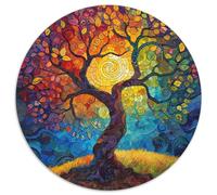 Tree of Life Jigsaw Puzzles Puzzles for Adults Kids. 1000 Pieces Impossible Challenge Toy Educational Game Home Decoration for Adults& Kids Age 14 Years Up 1000pcs (67.5x67.5cm)