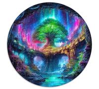 Tree of Life Jigsaw Puzzles Puzzles for Adults Kids. 1000 Pieces Whimsical Challenge Toy Educational Game Home Decoration for Educational Games Gifts 1000pcs (67.5x67.5cm)