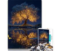 Tree of Life Jigsaws 1000 Pieces for Adults,Staycation Kill Time Every Piece Is Unique - Challenging Family Fun Game (38x26cm)