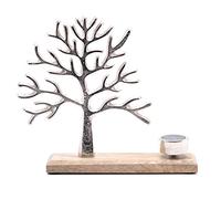 Tree of Life on Plinthe Single Tea Light Candle Holder