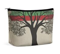Tree of Life Palestinian Flag Printed Bag Large Capacity Cosmetic Bags