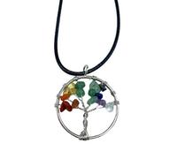Tree Of Life Pendant Chakra Multicolor