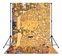 Tree Of Life Print Photo Studio Background 5x7ft Soft Photo Backdrop Curtain For Studio Content Creator Equipment