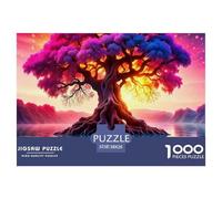 Tree of Life Puzzle 1000 Pieces Adults Hobby Creative Entertainment Gift Smooth Cut Sturdy Build 38x26cm/1000pcs