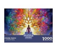 Tree of Life Puzzle 1000 Pieces Adults Teens Creative Mind Relax Hobby Strong Fit Durable Materials 38x26cm/1000pcs