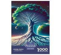 Tree of Life Puzzle 1000 Pieces for Adults Mindful Relaxing Hobby Eco-Friendly Thick Board 70x50cm/1000pcs
