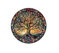 Tree Of Life Puzzle Enhances Focus And Hands On Skills Turns Every Puzzle Piece Into A Work Of Art Enjoy Relaxing And Stimulate Your Creativity And Imagination (B, 15cm)