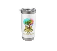 Tree of Life Reading is Always The Solution Book Lover Stainless Steel Insulated Tumbler