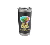 Tree of Life Reading is Always The Solution Book Lover Stainless Steel Insulated Tumbler