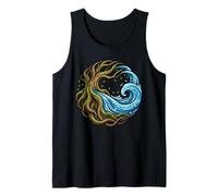 Tree of Life Roots Ocean Wave Aquatic Nature Zen Tank Top