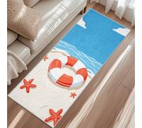 Tree Of Life Runner Rug, Snow Mountain Norse Mythology Kitchen Rug 65x240cm, Non-Slip Washable Low Pile Carpet For Bedroom Entrance Laundry Room Hallway