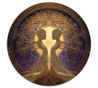 Tree of Life - Shaped Like A Human Figure Rätsel Für Erwachsene || Familienspaß-Puzzles 1000pcs (67.5x67.5cm) Erwachsene