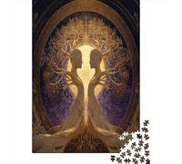 Tree of Life - Shaped Like A Human Figure1000 Piece Impossible for Adults Games Gifts Kids Challenge Jigsaw