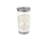 Tree of Life Viking Midgard Thor Walhalla Nordic Stainless Steel Insulated Tumbler