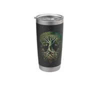 Tree of Life Viking Midgard Thor Walhalla Stainless Steel Insulated Tumbler