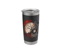 Tree of Life Viking Midgard Thor Walhalla Stainless Steel Insulated Tumbler