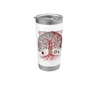 Tree of Life Viking Midgard Thor Walhalla Stainless Steel Insulated Tumbler