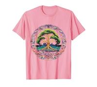 Tree of Life Viking Midgard Thor Walhalla T-Shirt, Men, Pink, Large