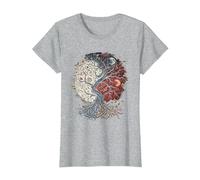 Tree of Life Viking Midgard Thor Walhalla T-Shirt, Women, Heather Grey, Large